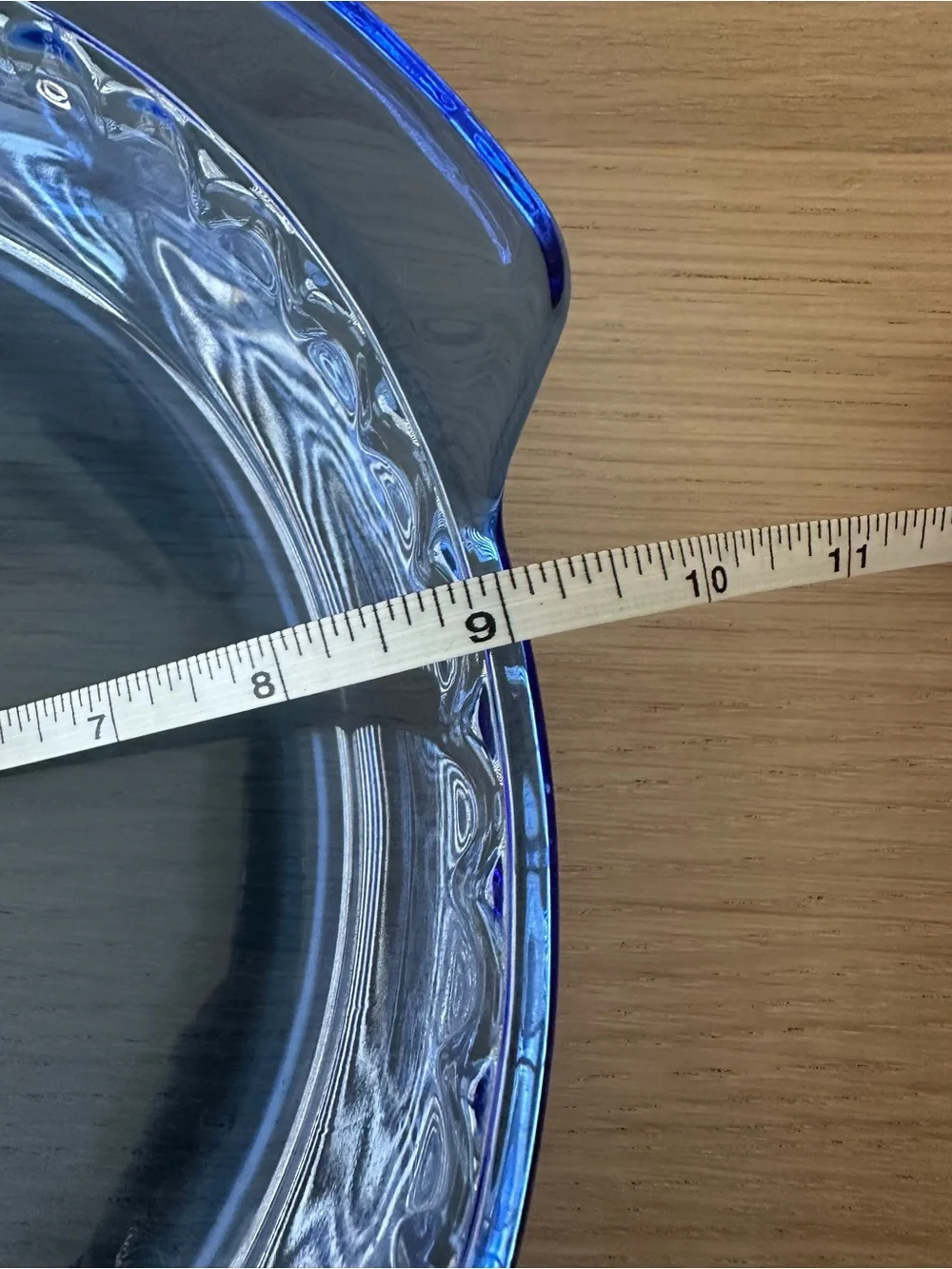 Anchor Hocking Cobalt Blue Glass Round Baking Dish with Handles